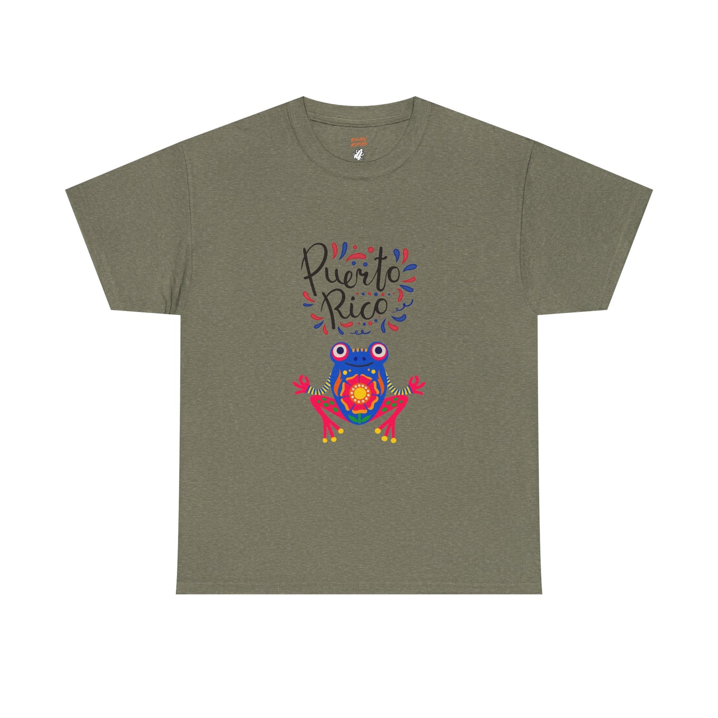 Puerto Rico Coqui Yoga Pose Unisex Tee