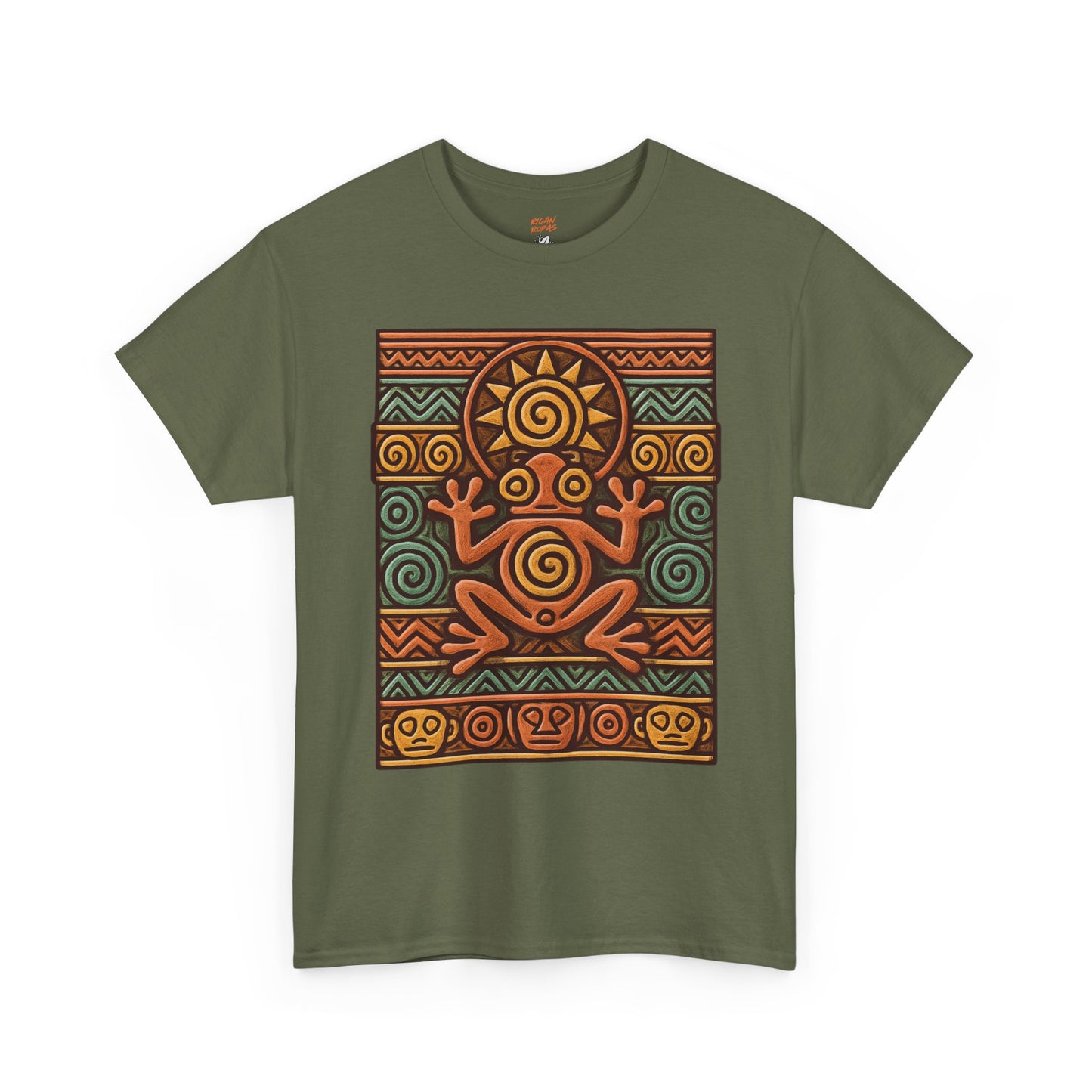 Taino Coqui Sun Unisex Heavy Cotton Tee - Rican Ropas