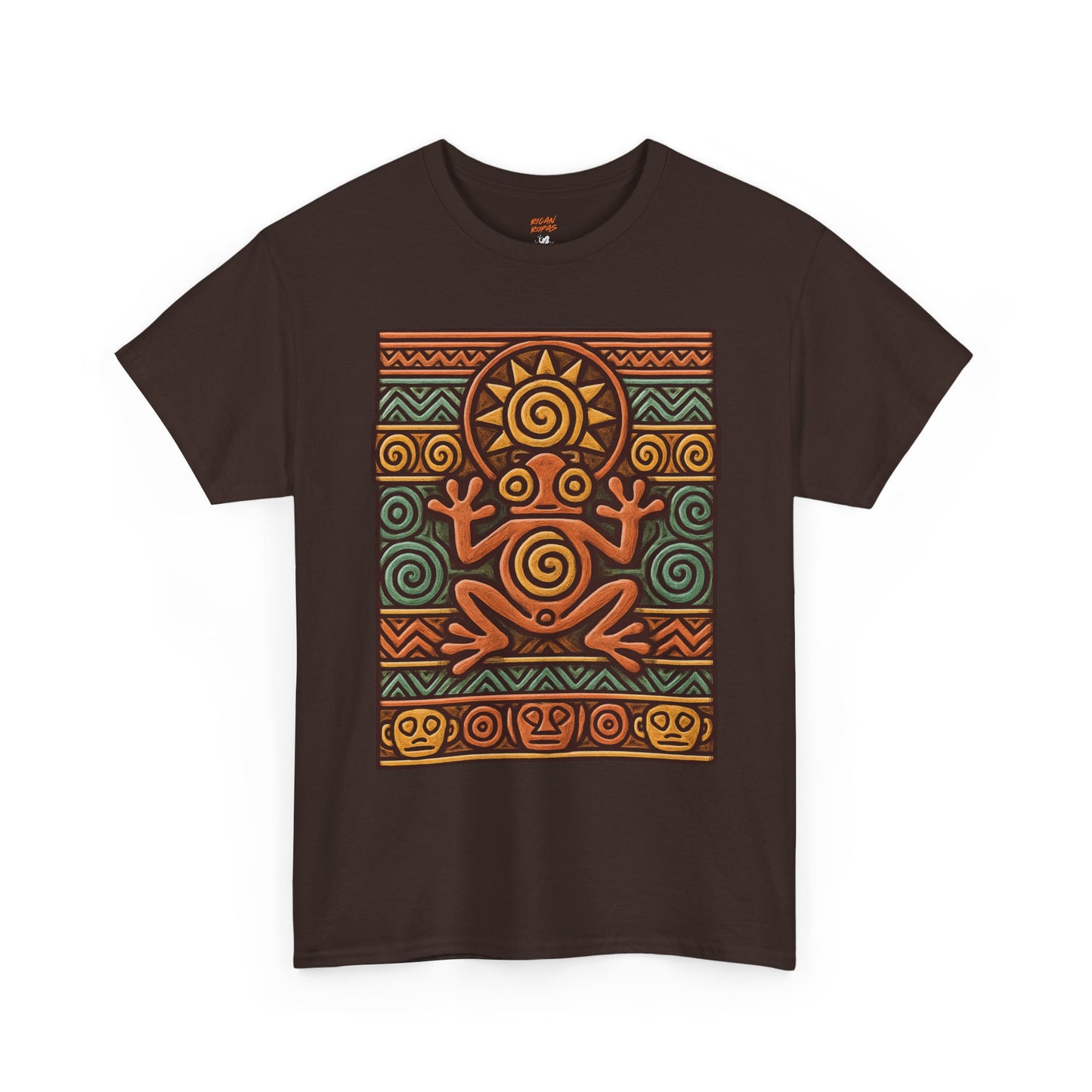 Taino Coqui Sun Unisex Heavy Cotton Tee - Rican Ropas