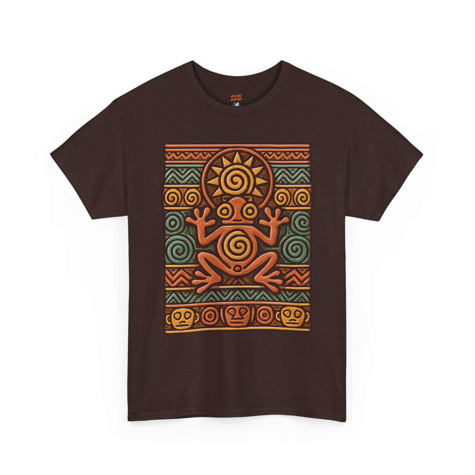 Taino Coqui Sun Unisex Heavy Cotton Tee - Rican Ropas