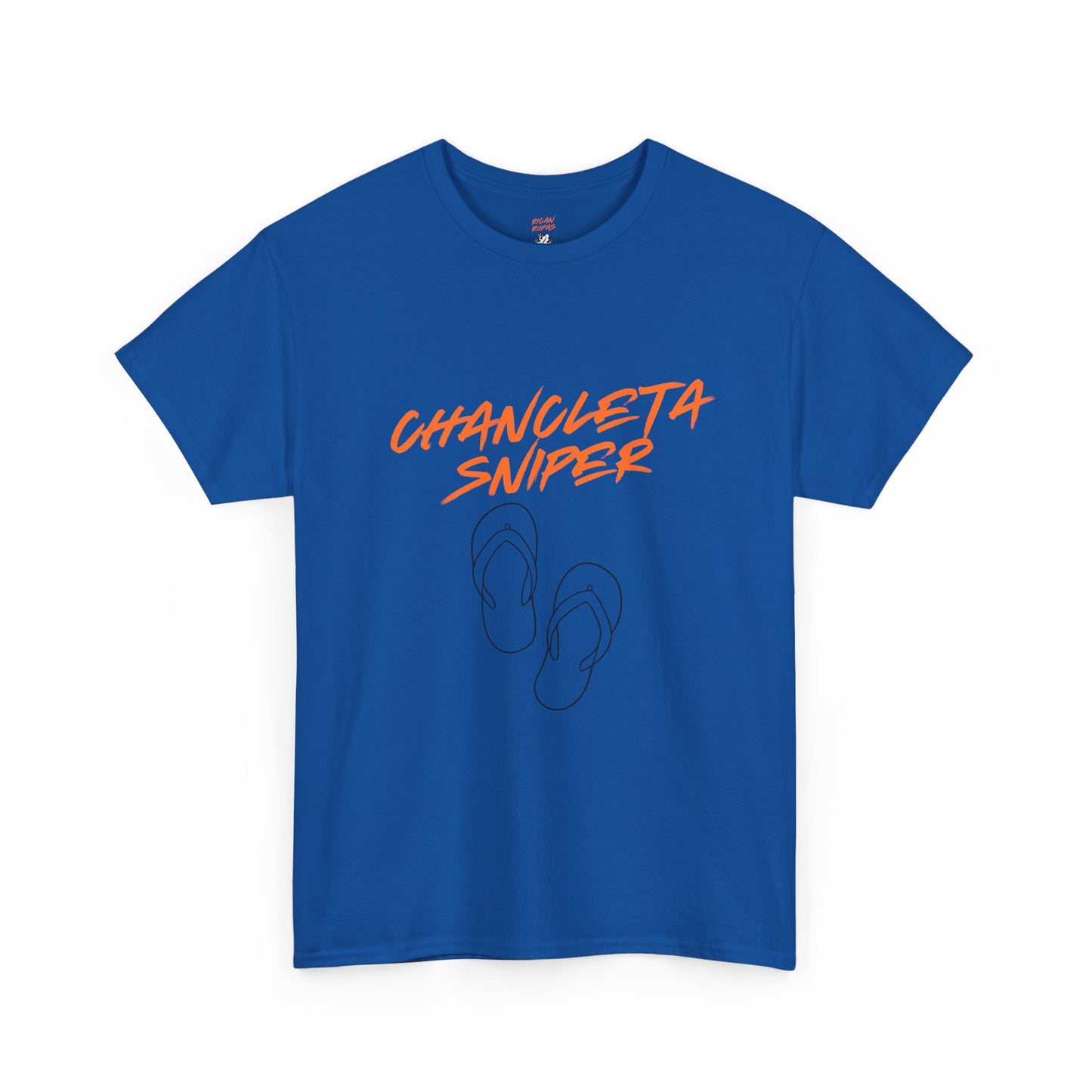 Chancleta Sniper Unisex Heavy Cotton Tee - Rican Ropas