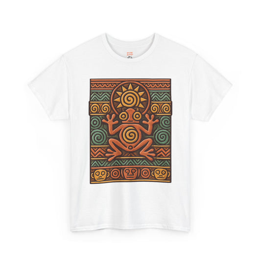 Taino Coqui Sun Unisex Heavy Cotton Tee - Rican Ropas