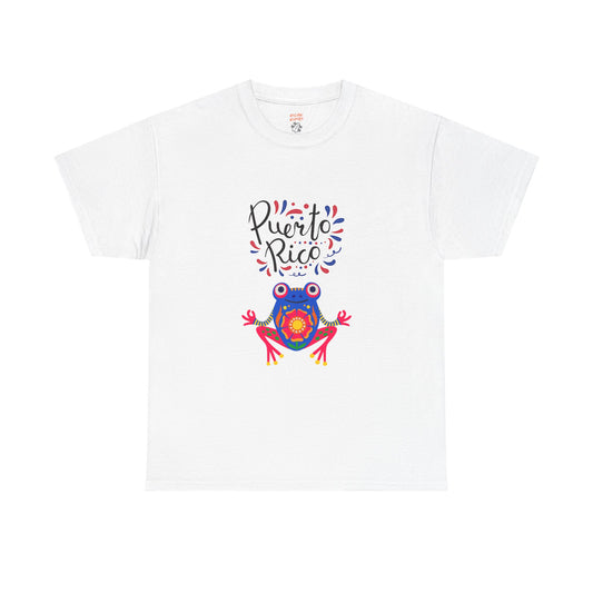 Puerto Rico Coqui Yoga Pose Unisex Tee