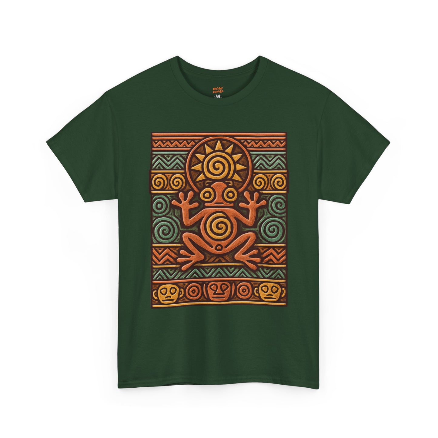 Taino Coqui Sun Unisex Heavy Cotton Tee - Rican Ropas