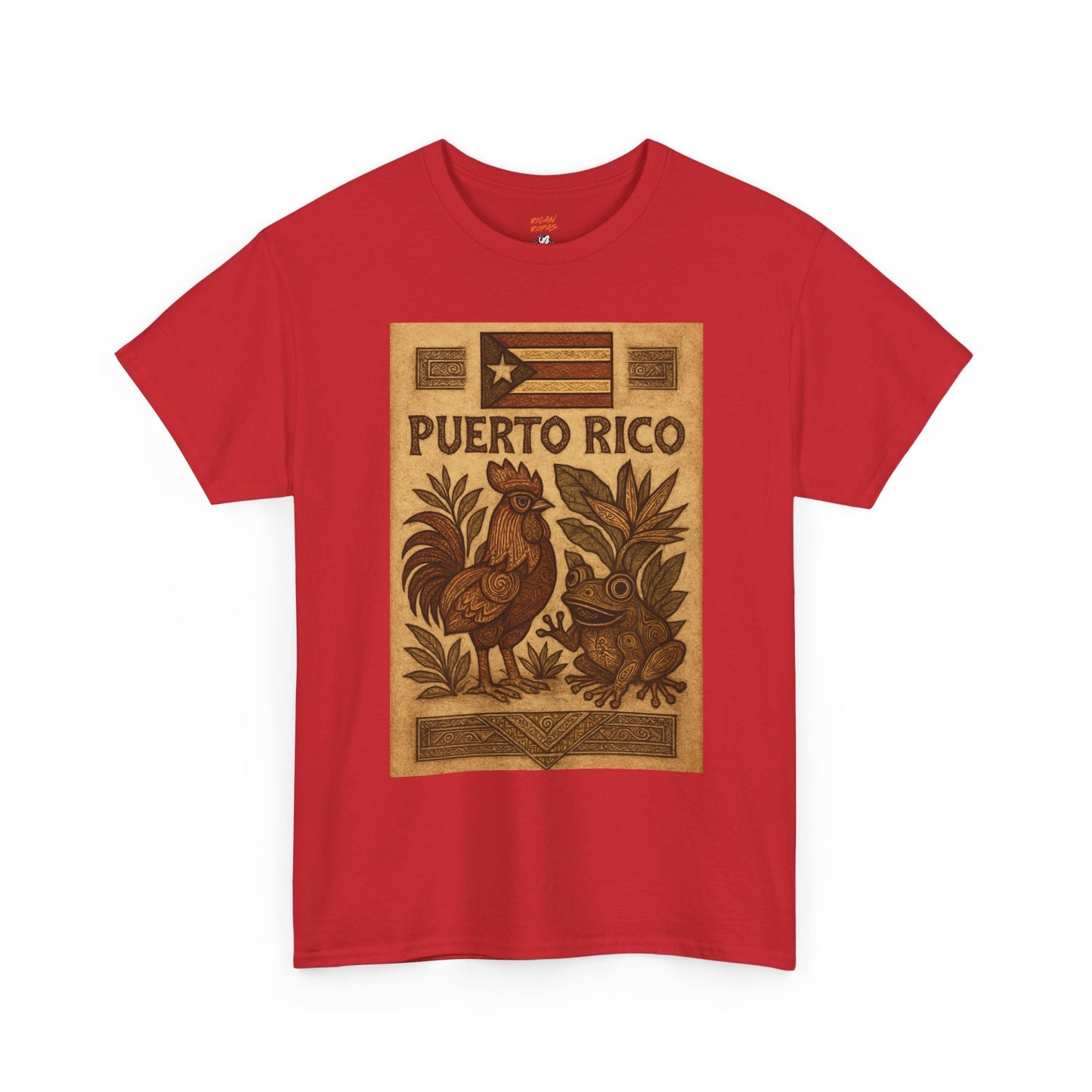 Puerto Rico Vintage Unisex Heavy Cotton Tee