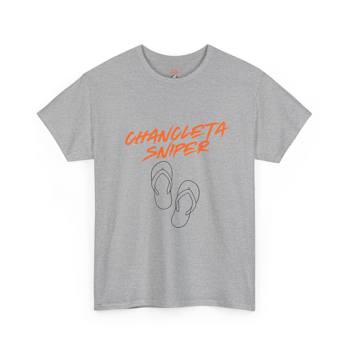 Chancleta Sniper Unisex Heavy Cotton Tee - Rican Ropas