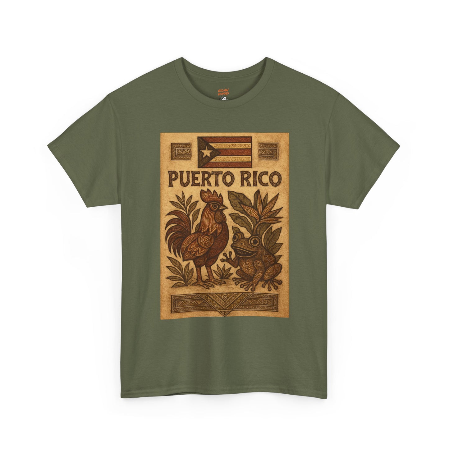 Puerto Rico Vintage Unisex Heavy Cotton Tee