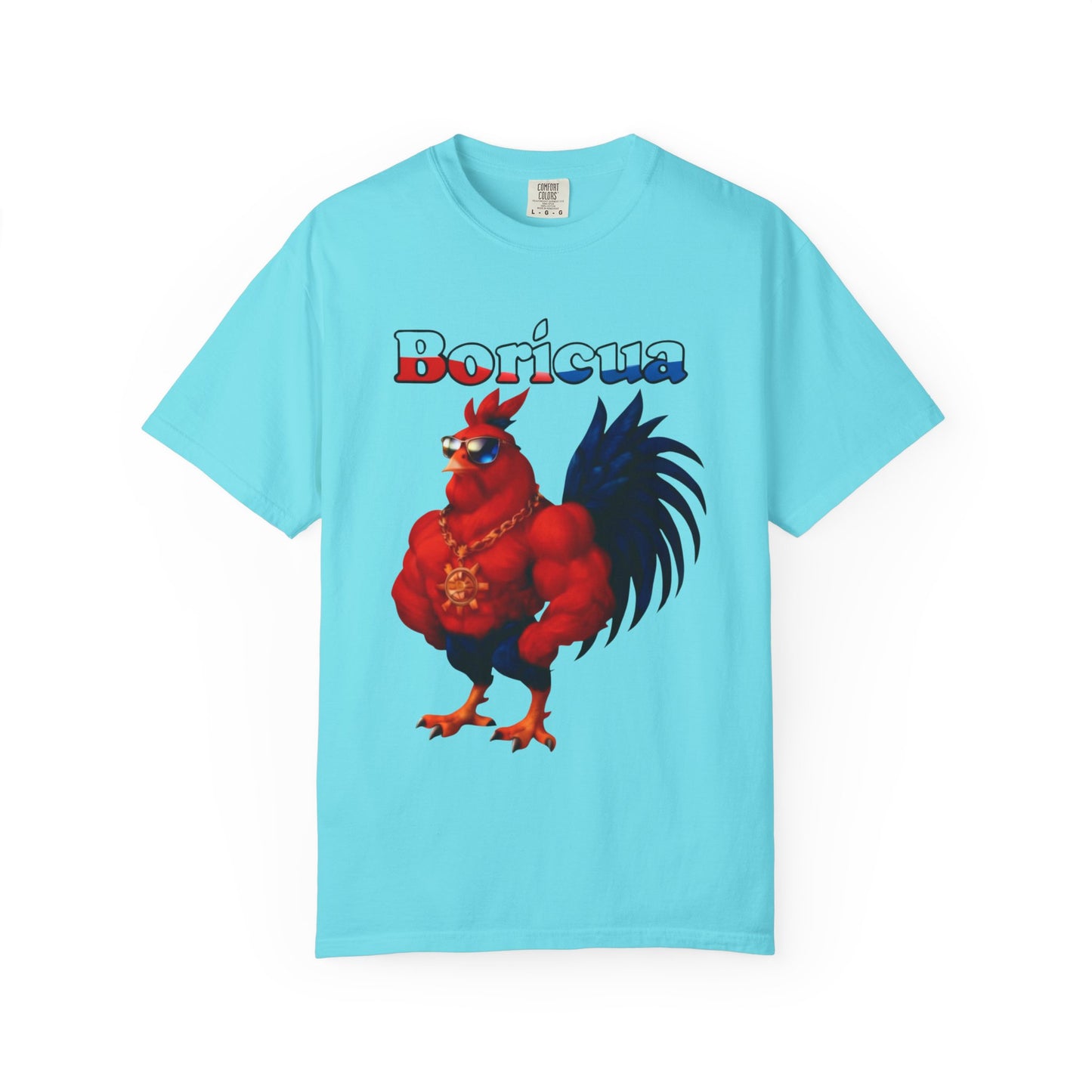 Boricua Rooster Graphic T-Shirt - Rican Ropas
