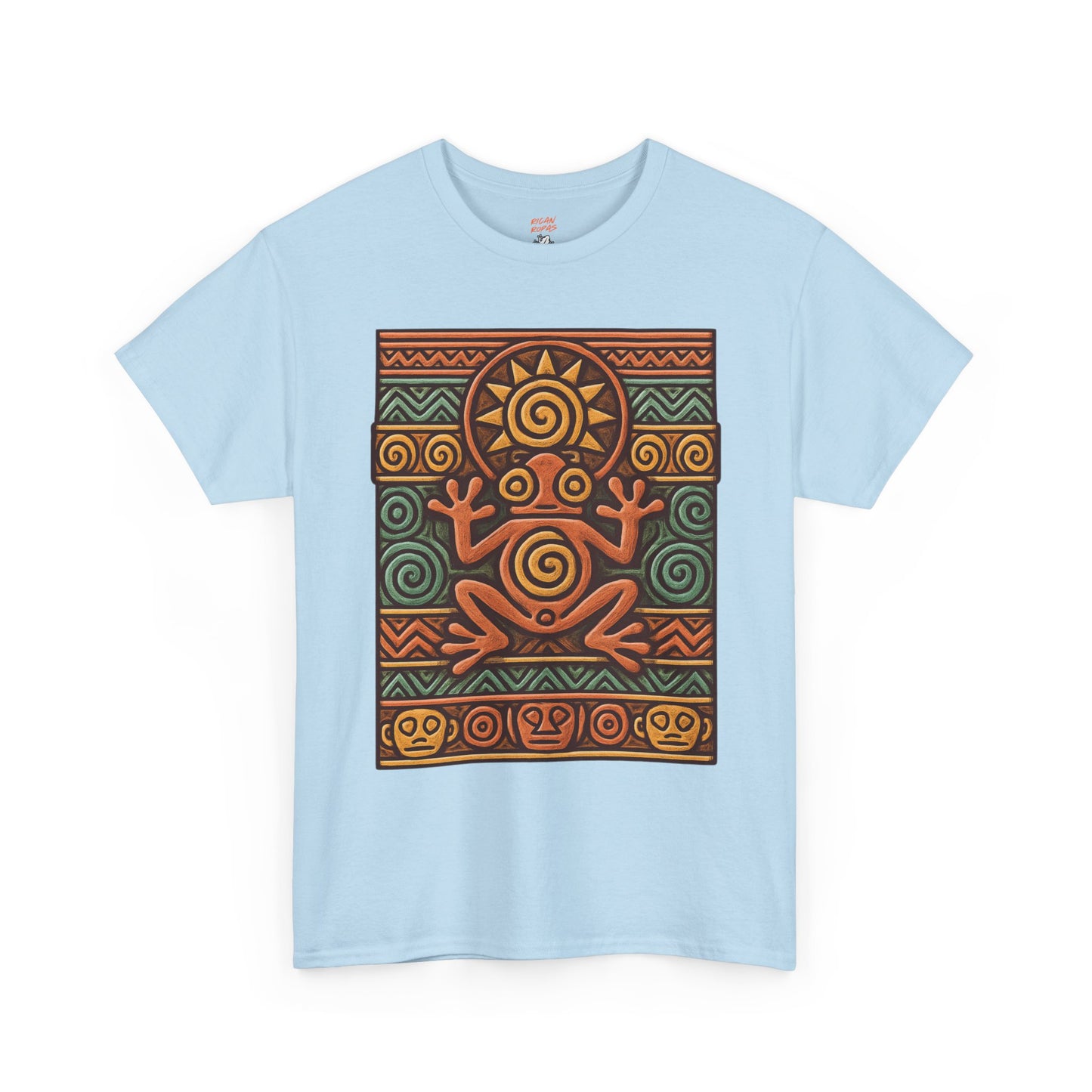 Taino Coqui Sun Unisex Heavy Cotton Tee - Rican Ropas