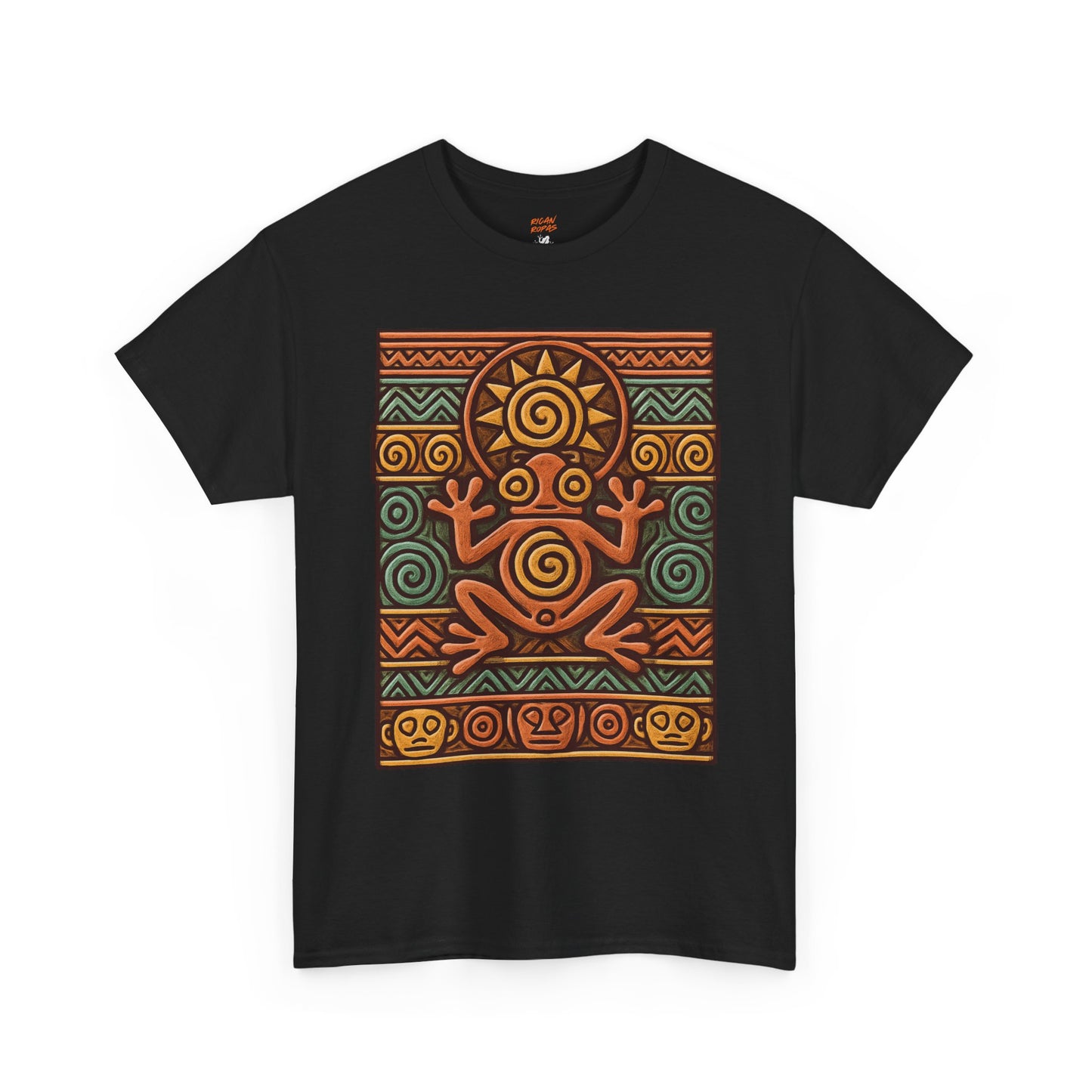 Taino Coqui Sun Unisex Heavy Cotton Tee - Rican Ropas