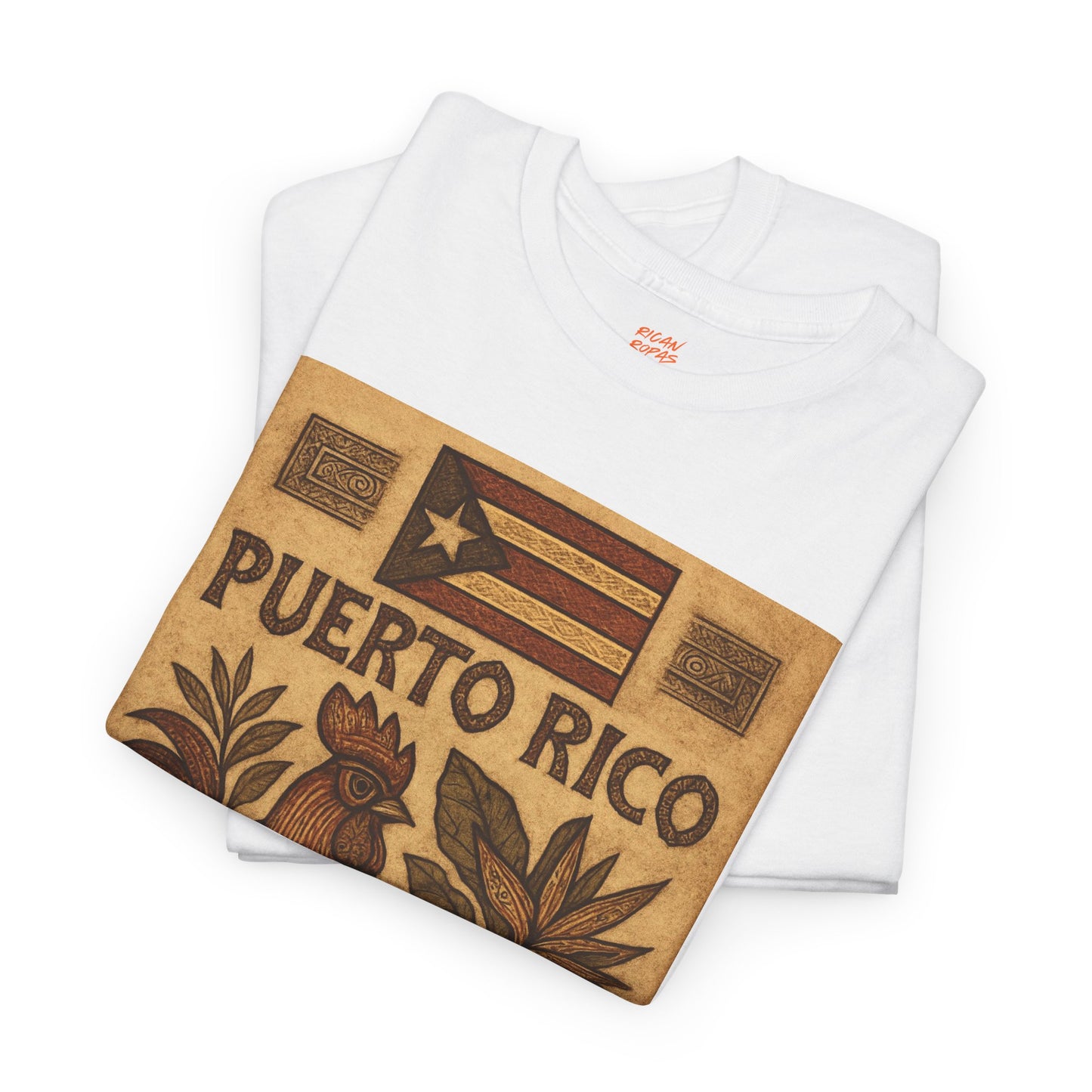Puerto Rico Vintage Unisex Heavy Cotton Tee