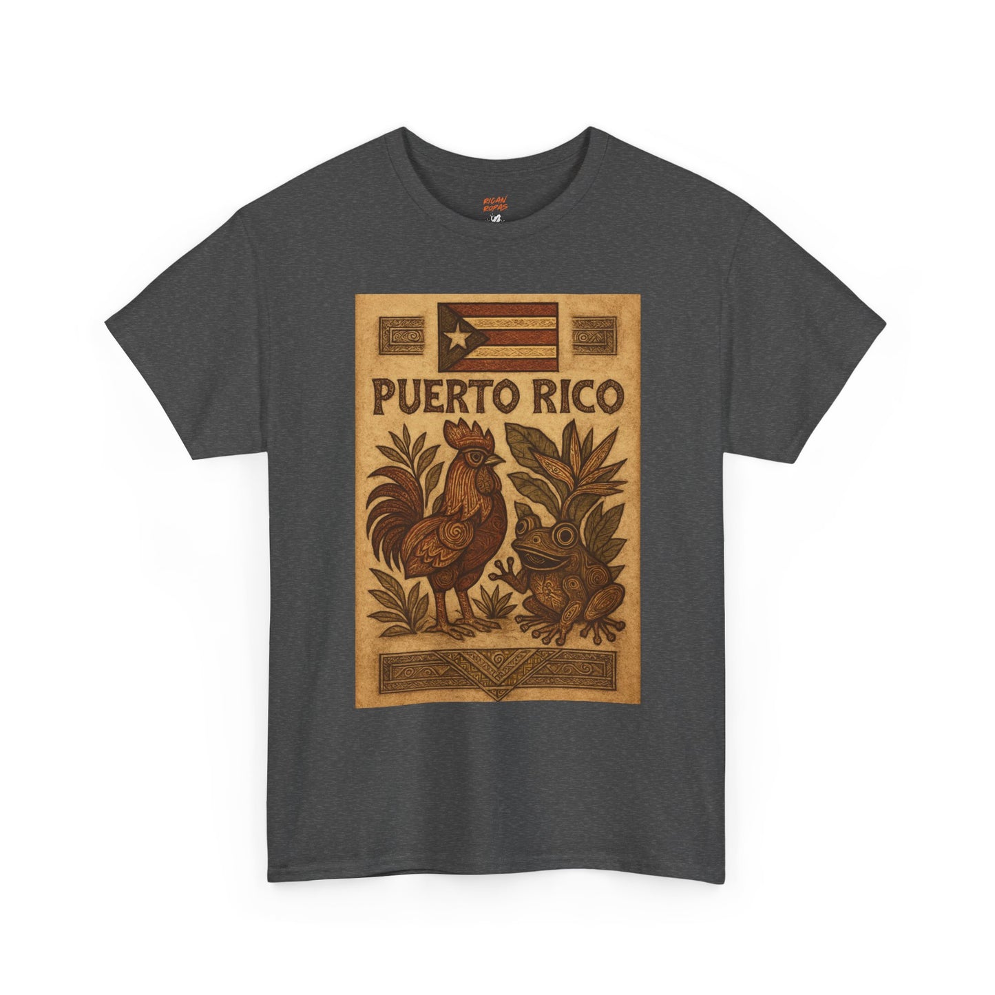 Puerto Rico Vintage Unisex Heavy Cotton Tee