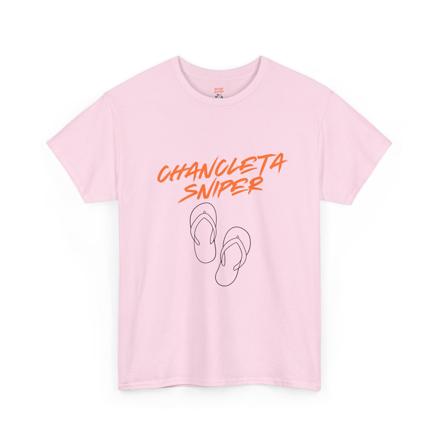 Chancleta Sniper Unisex Heavy Cotton Tee - Rican Ropas