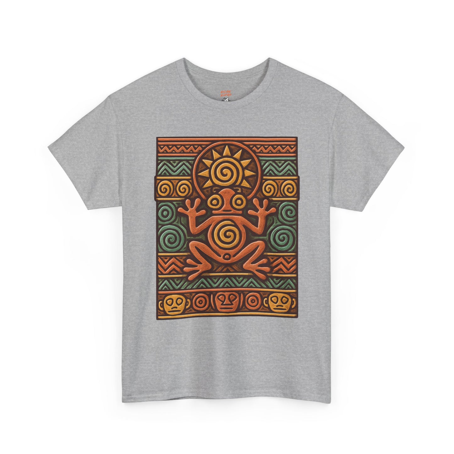 Taino Coqui Sun Unisex Heavy Cotton Tee - Rican Ropas