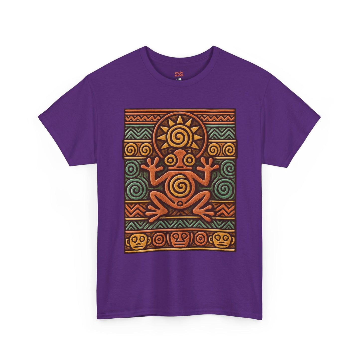 Taino Coqui Sun Unisex Heavy Cotton Tee - Rican Ropas