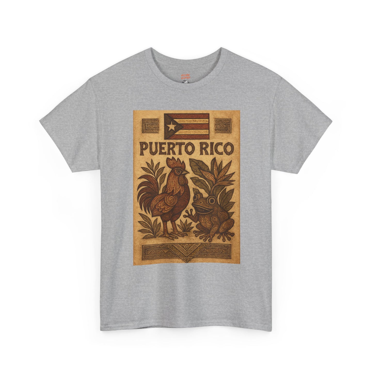 Puerto Rico Vintage Unisex Heavy Cotton Tee
