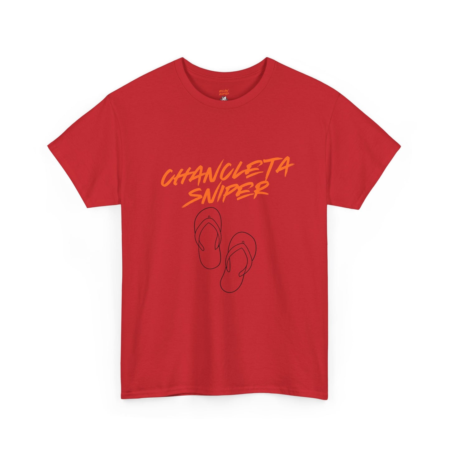 Chancleta Sniper Unisex Heavy Cotton Tee - Rican Ropas