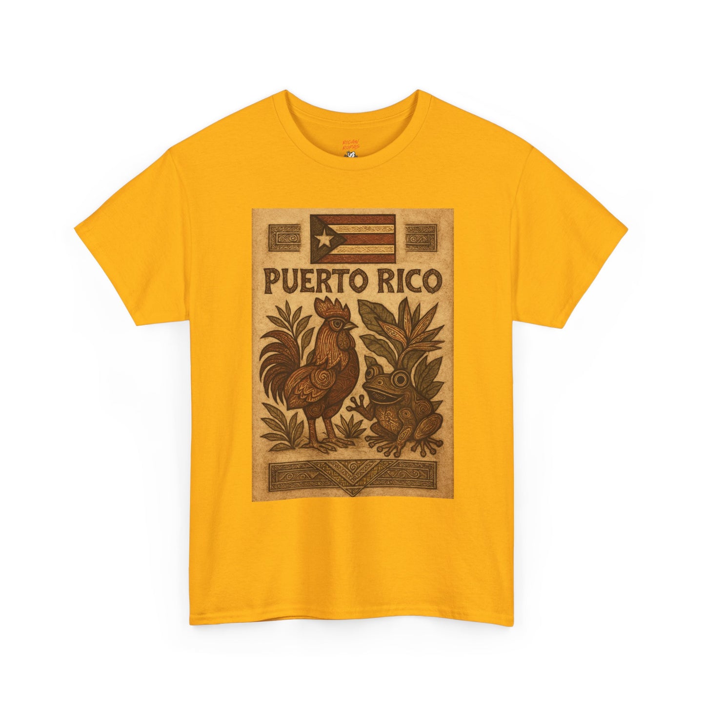 Puerto Rico Vintage Unisex Heavy Cotton Tee
