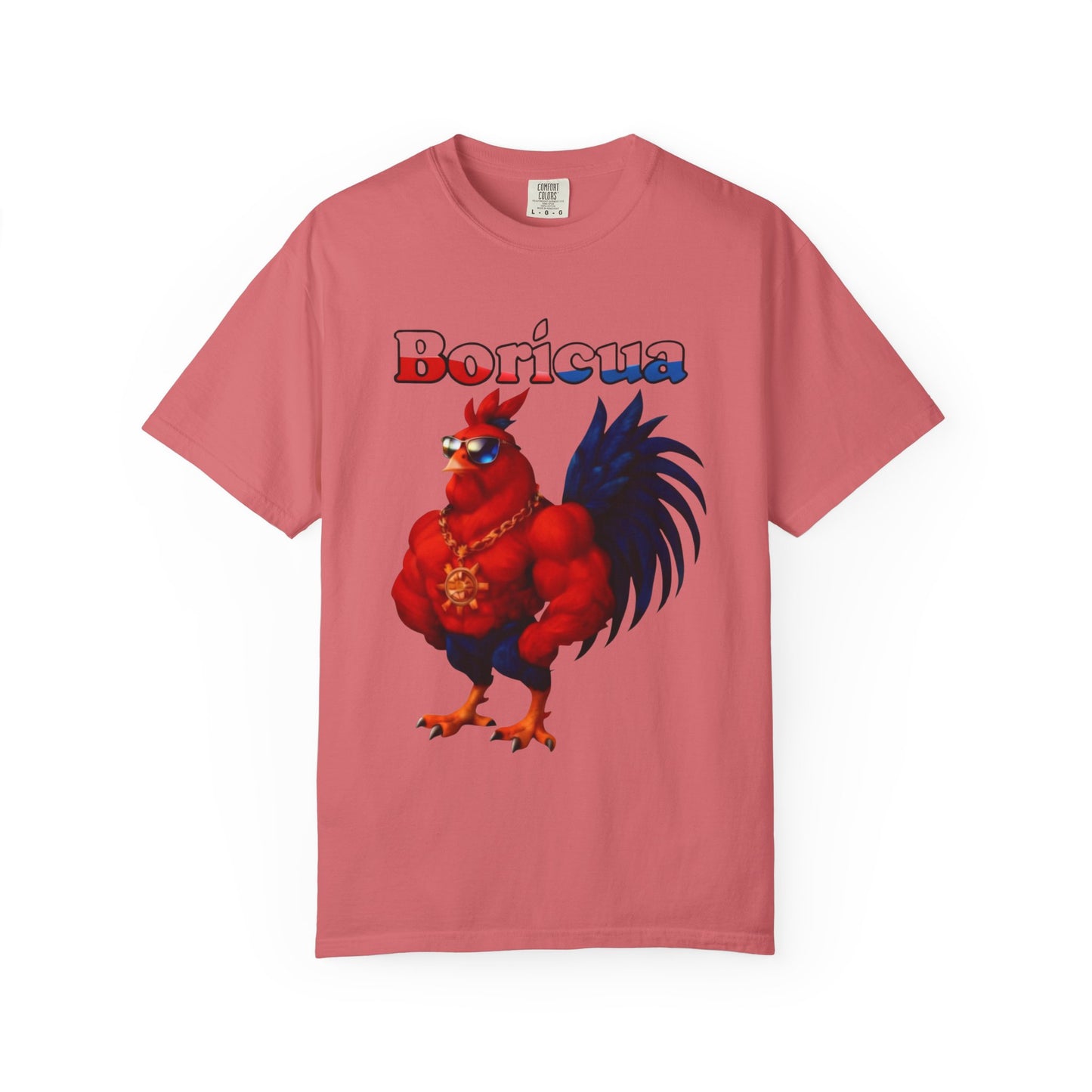 Boricua Rooster Graphic T-Shirt - Rican Ropas