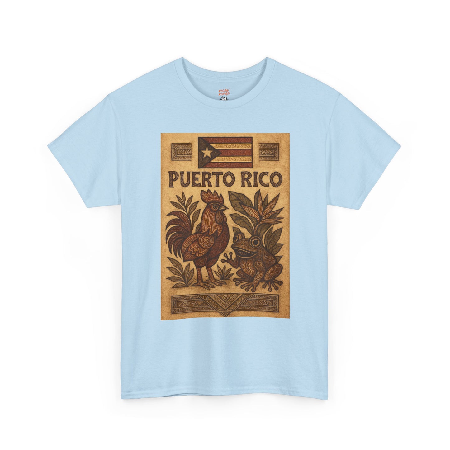 Puerto Rico Vintage Unisex Heavy Cotton Tee