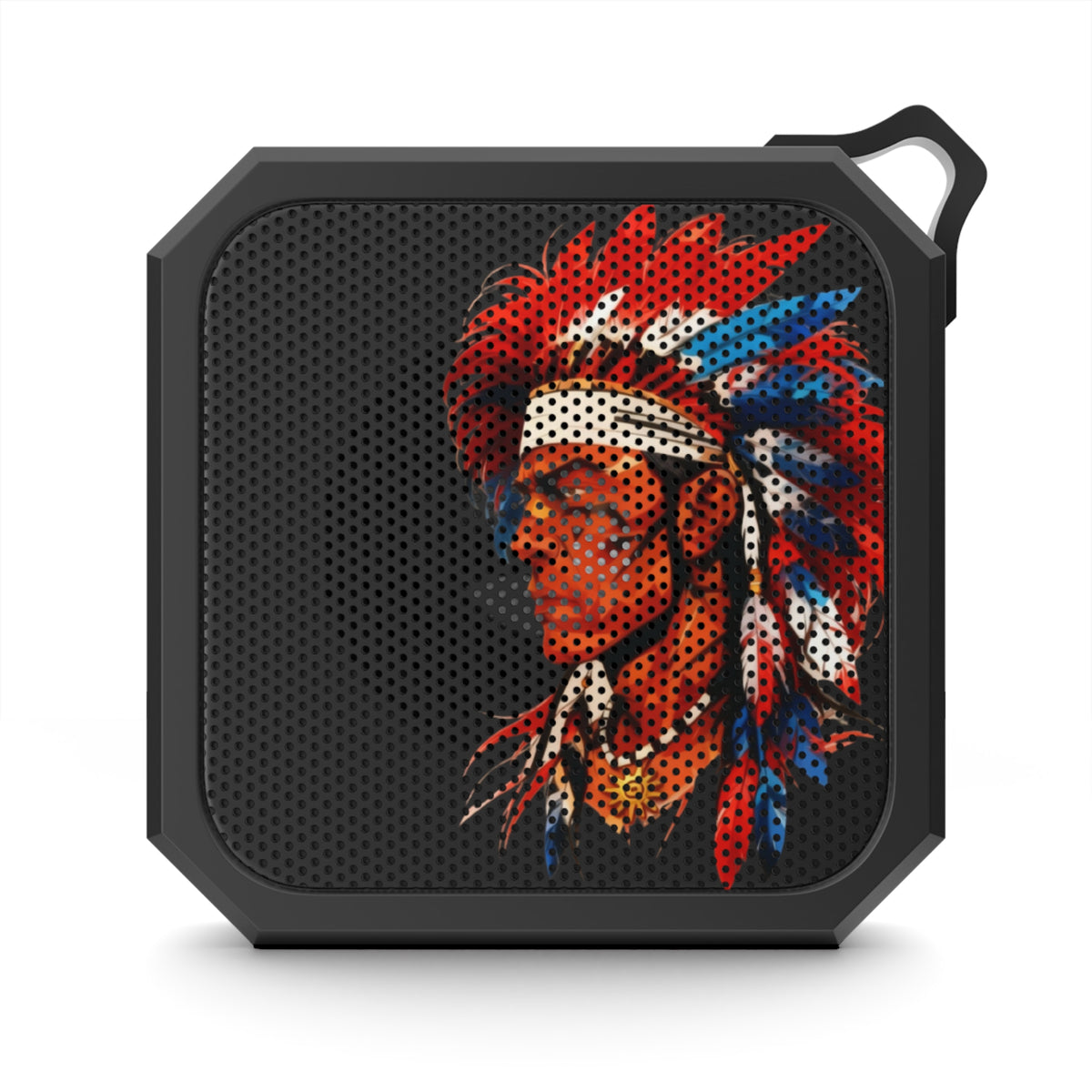 Portable Outdoor Bluetooth Speaker with Puerto Rican Taino Design - Rican Ropas