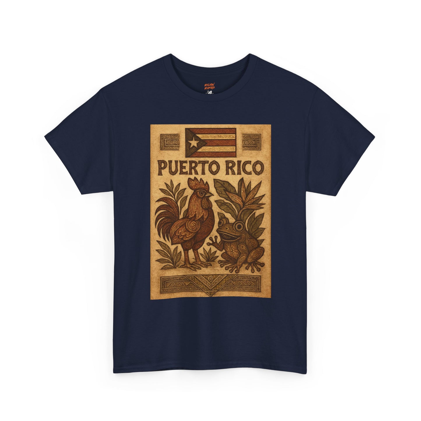 Puerto Rico Vintage Unisex Heavy Cotton Tee