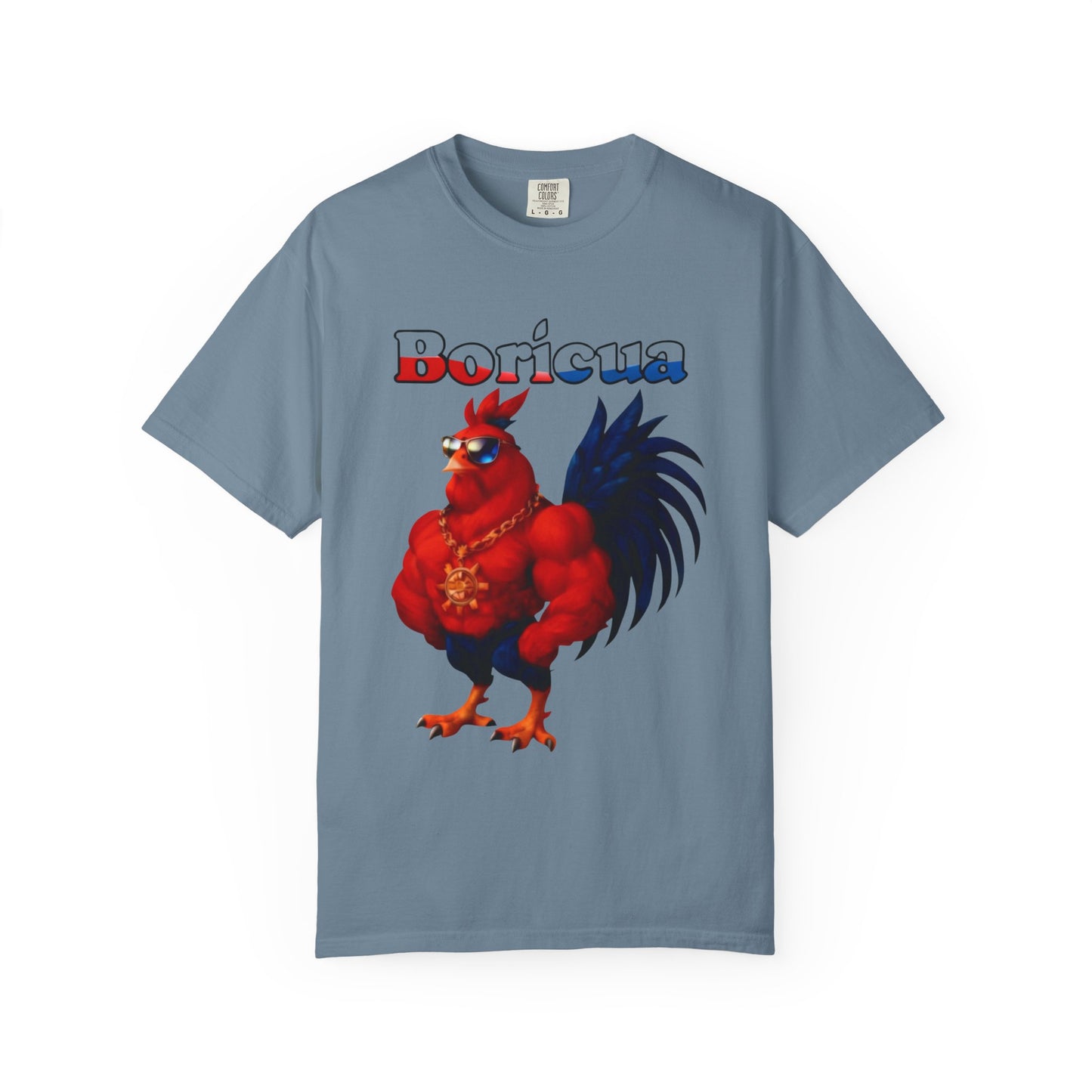 Boricua Rooster Graphic T-Shirt - Rican Ropas